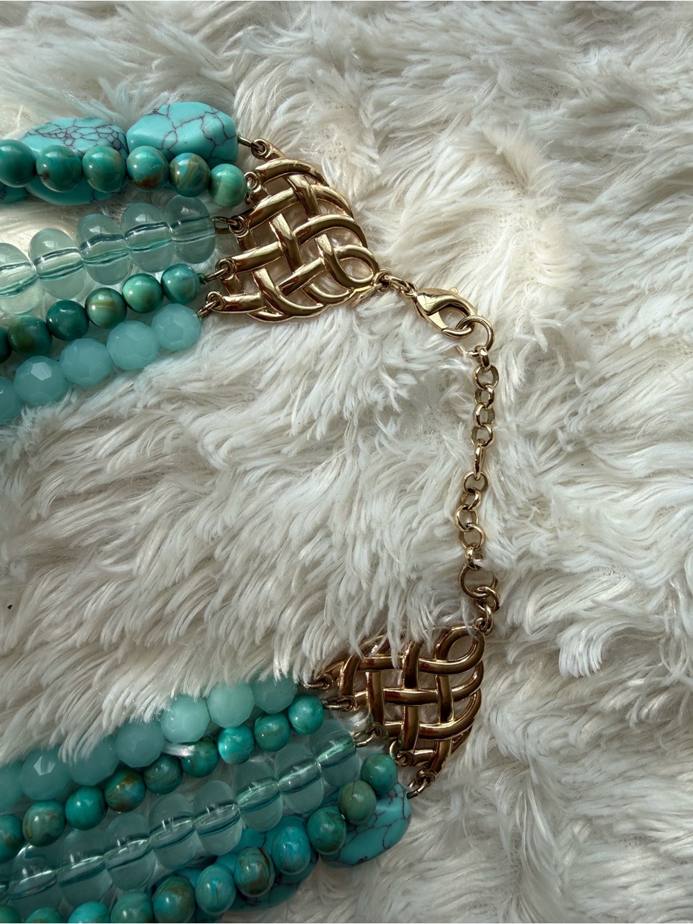 Banana Republic Turquoise Statement Necklace - Picture 2 of 4